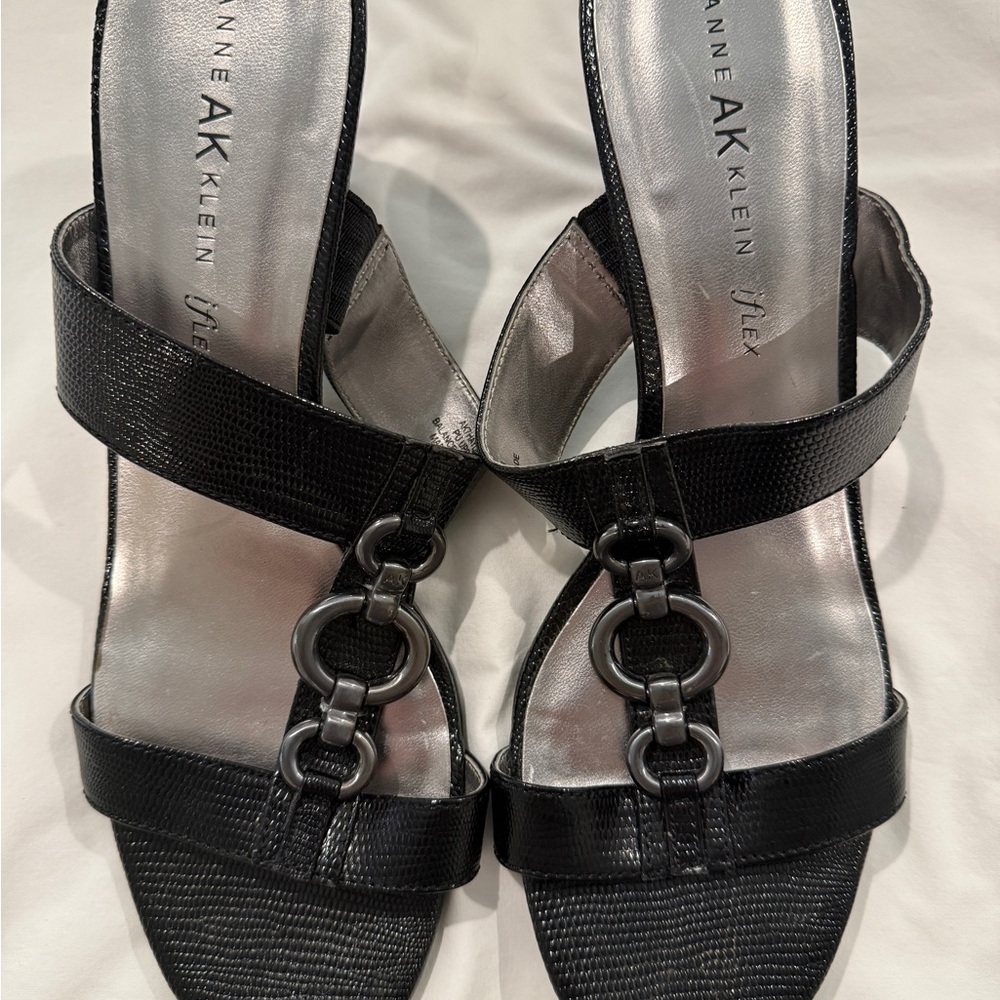 Anne Klein Black Women's Sandals